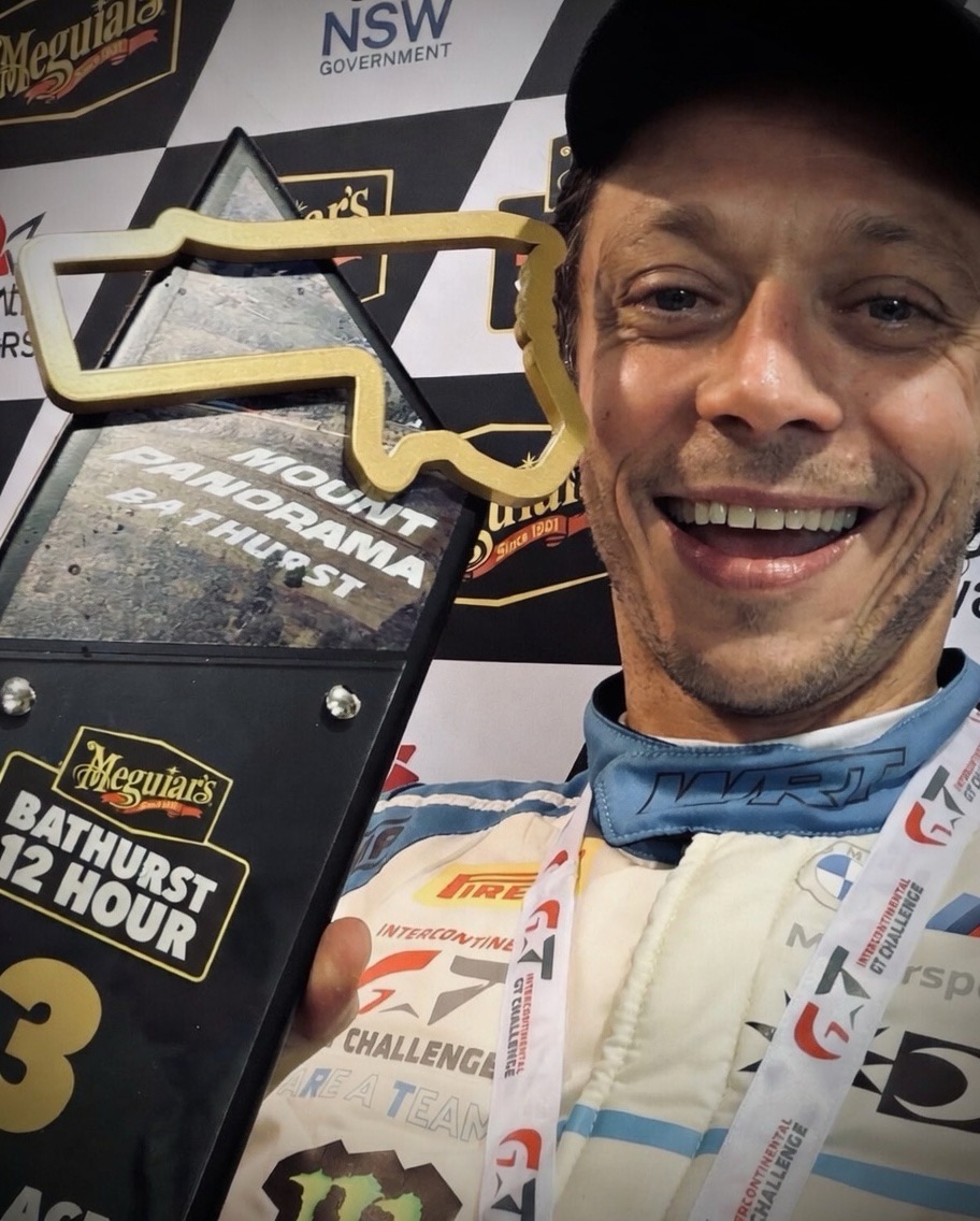 Rossi takes Bathurst podium in dramatic race