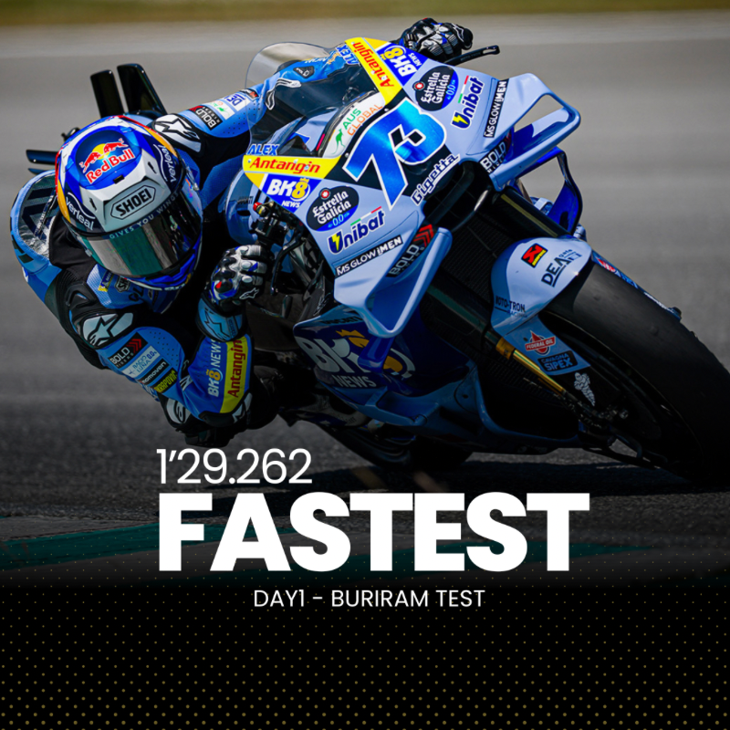 Alex Márquez fastest as Marc crashes at Buriram test