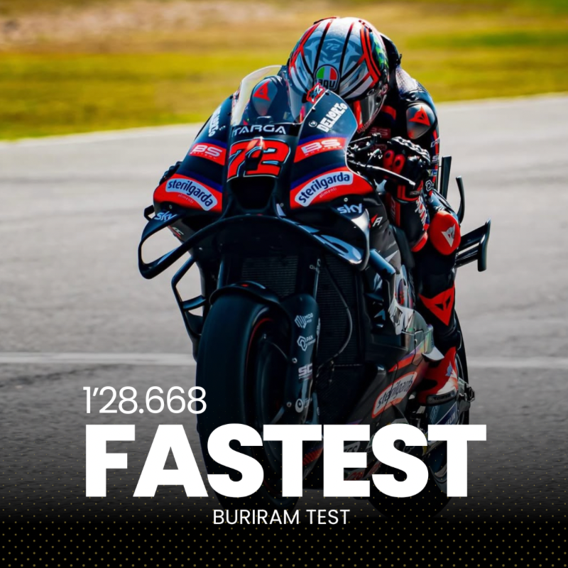Aprilia tops final Buriram MotoGP test