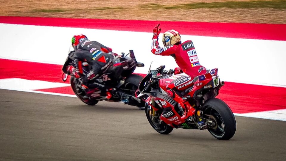 Bezzecchi and Marini Penalised for Blocking Marquez as COTA Grid Is Reshuffled