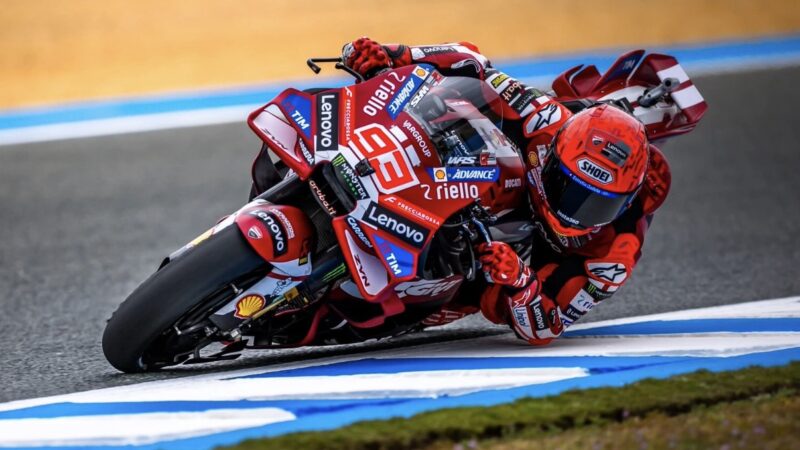 Marquez Breaks Le Mans Lap Record in Q1 Then Loses Pole to Bagnaia in Q2
