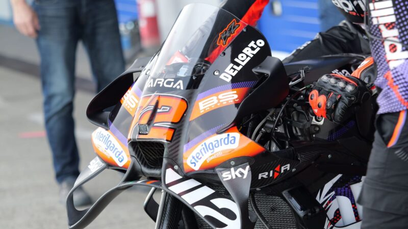 Aprilia Debut Radical Screen Wings at Jerez Test to Manage Rider Airflow