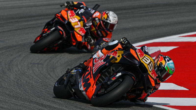 Both KTM Factory Riders Crash in FP1 as Barcelona Friday Turns Painful for Red Bull