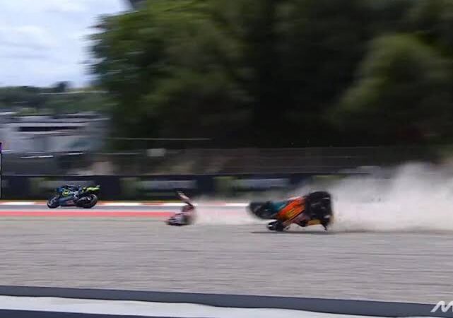 Acosta Taken Out by Ogura on Final Lap of Catalunya MotoGP