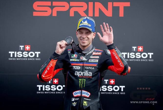 Aprilia Takes First MotoGP Sprint 1-2-3