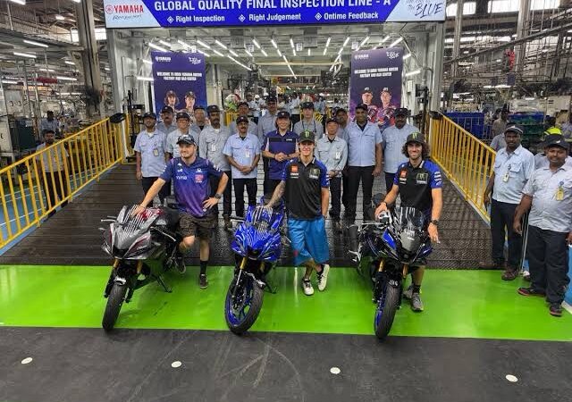 MotoGP Stars Quartararo, Miller and Rins Turn Up for Yamaha Track Day in India
